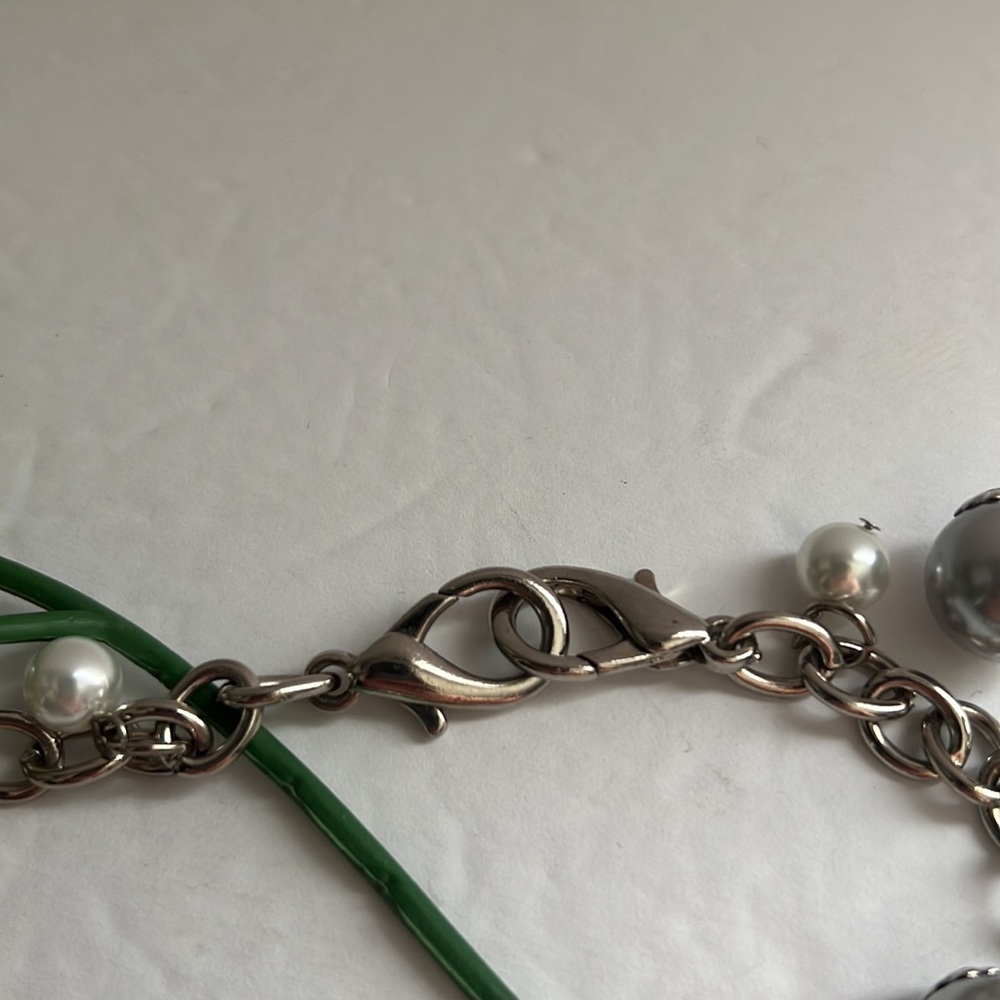 Bracelet watch with pearls. - Picture 3 of 8